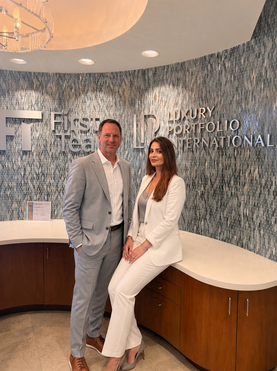 Tim Liles and Salee Zawerbek, FirstTeam Real Estate advisors